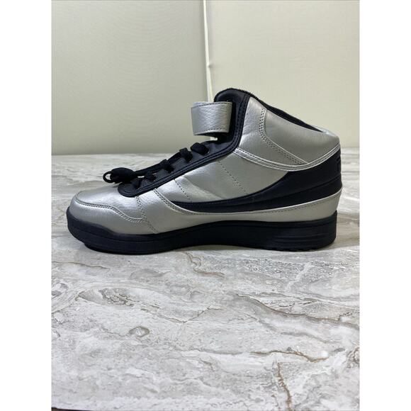 Fila A-High 1CM00492-052 Mens Grey And Black Synthetic Lifestyle Sneakers - Picture 4 of 11